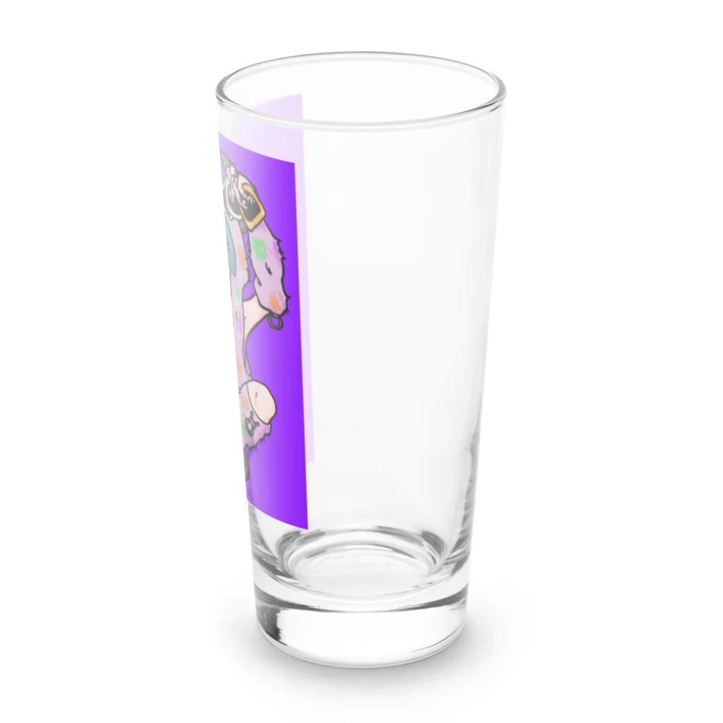 あやしいおばさん くろまめさんの○ュアアルコール（クラ○ナー）パープル Long Sized Water Glass :right