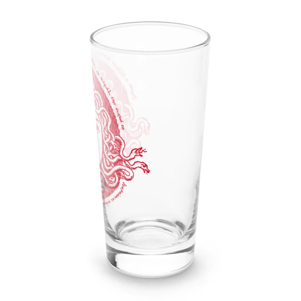 小坂保行のメデューサの首1　赤 Long Sized Water Glass :right