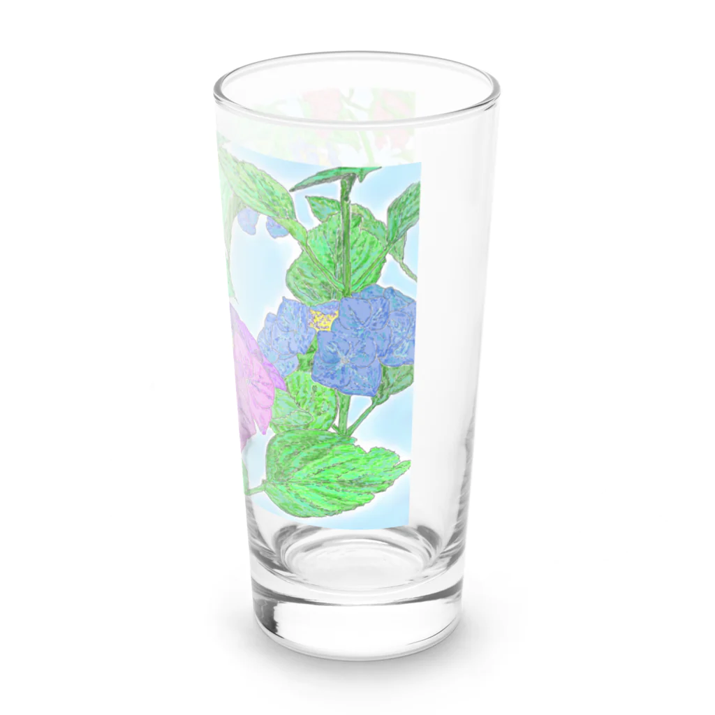 niwatsukinoの紫陽花（あじさい） Long Sized Water Glass :right