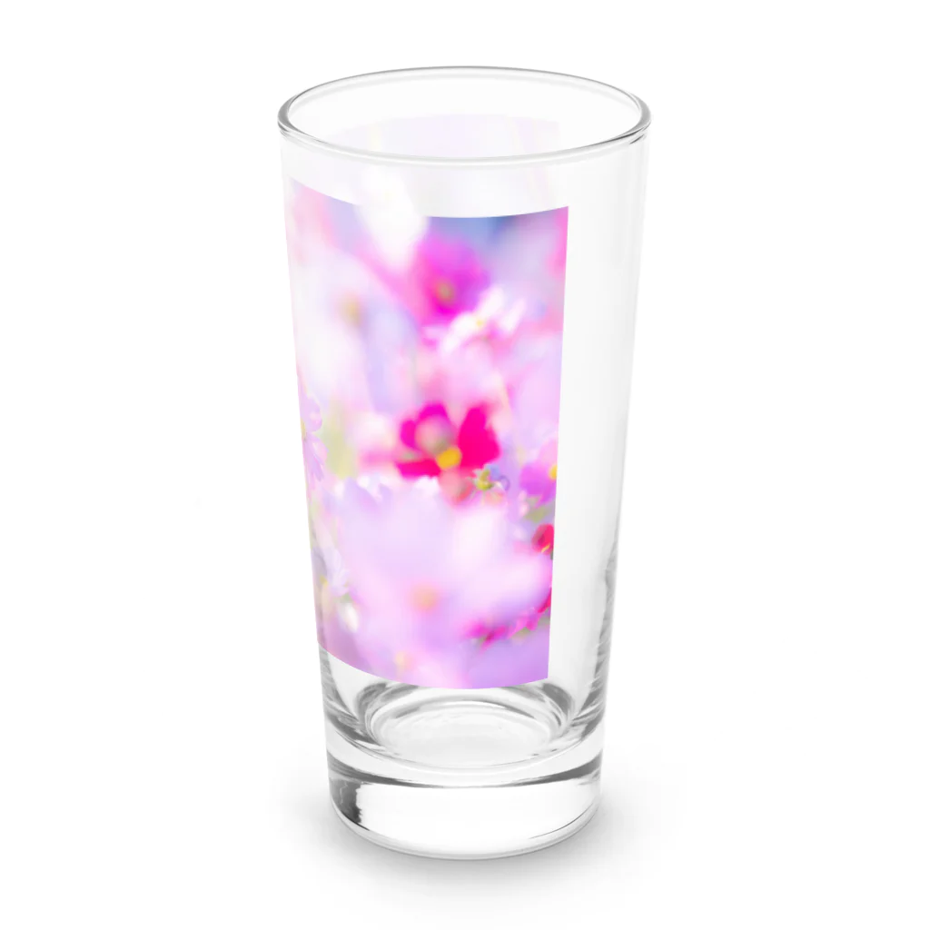 最終進化的量産型良のピンクノコスモス Long Sized Water Glass :right