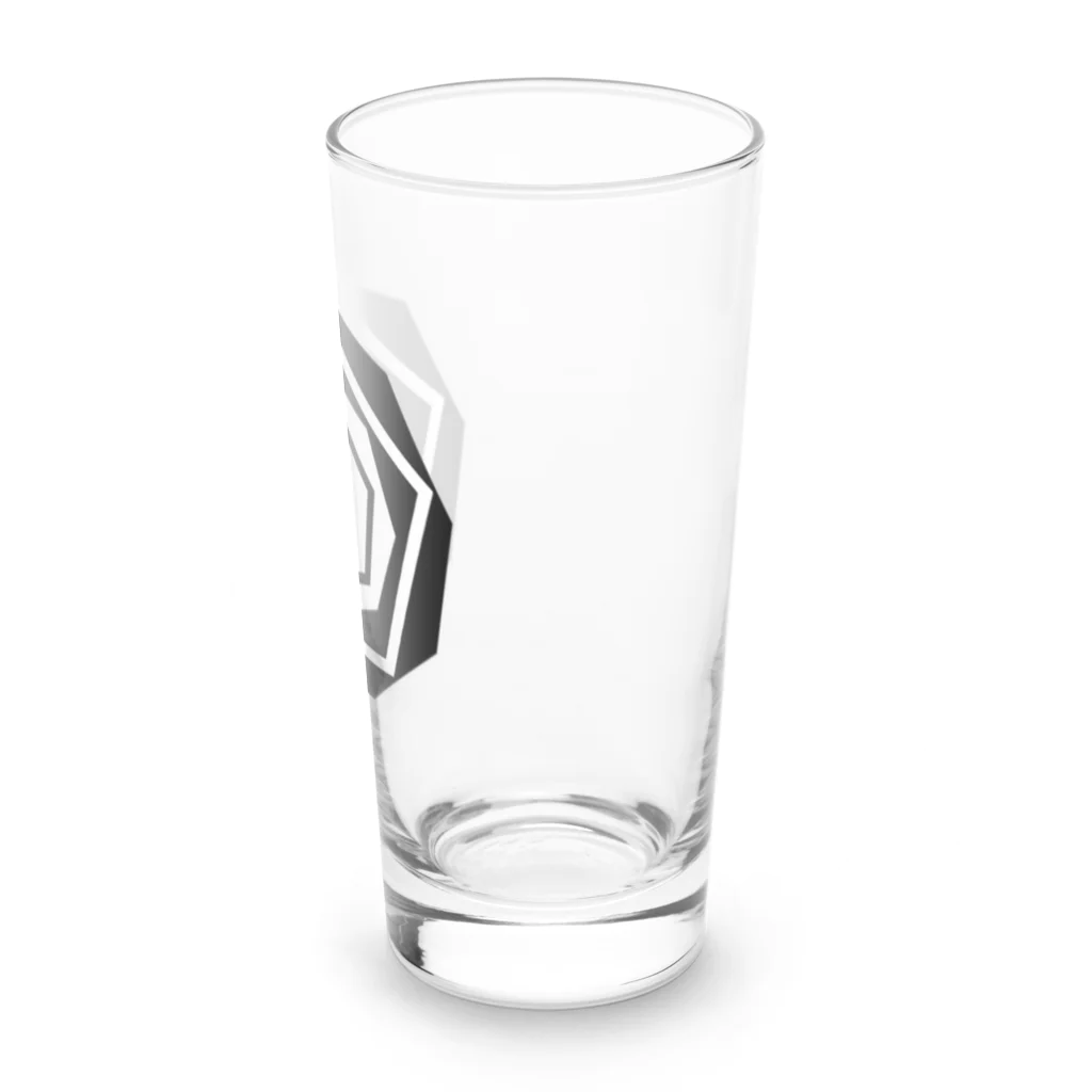 ぽぽふぅ。の多角形 Long Sized Water Glass :right