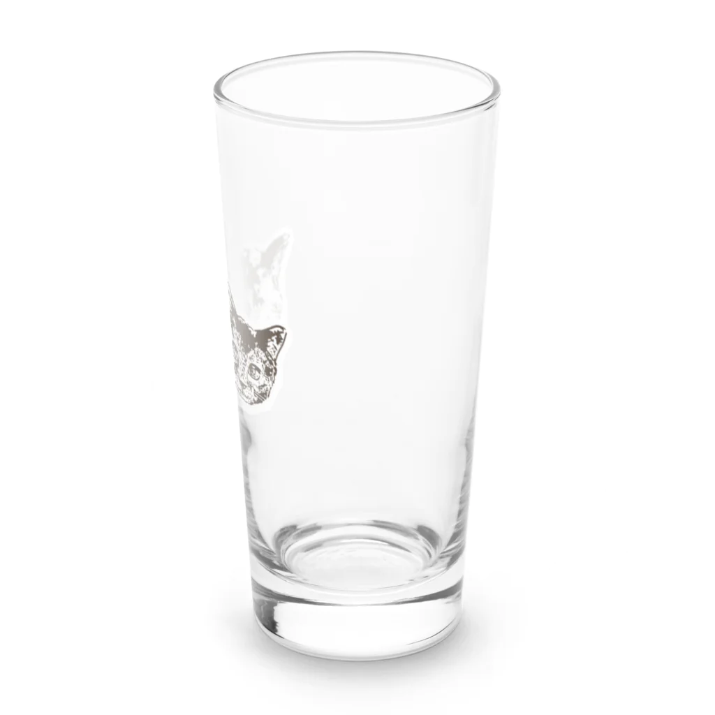 ゆずぽんず公式オンラインショップのゆずぽんず　モノクロデザインシリーズ Long Sized Water Glass :right