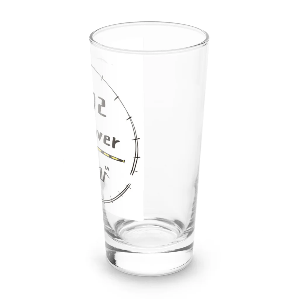 尾道鉄道カフェ🚃102lover結びのlover踏み切り Long Sized Water Glass :right