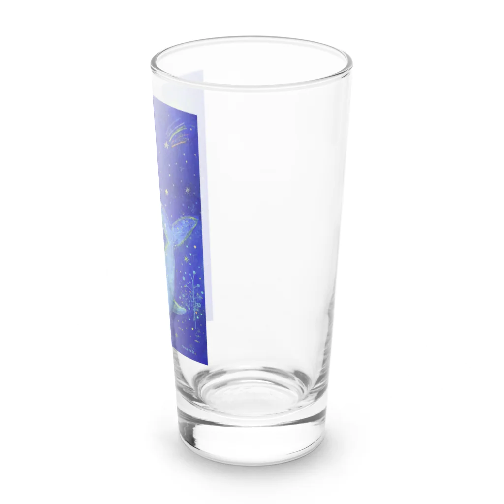 manahandの月とくじら Long Sized Water Glass :right