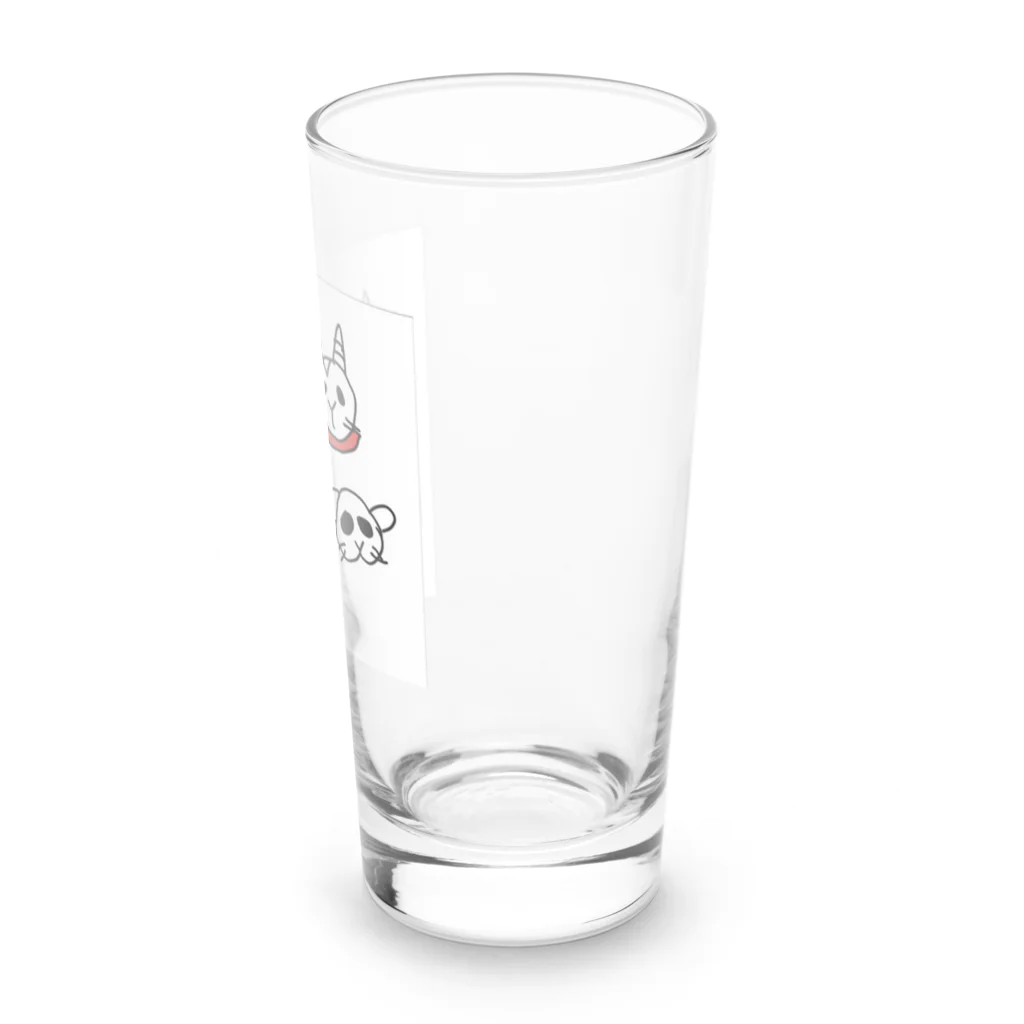 小さなウサギと小さなヤギのUSAが作りました Long Sized Water Glass :right