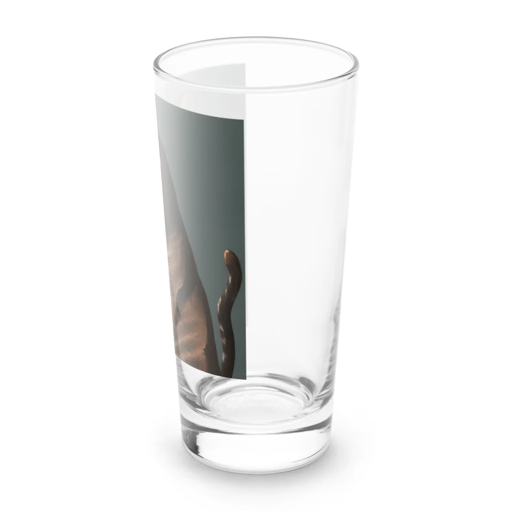 cat's pawのねこ Long Sized Water Glass :right