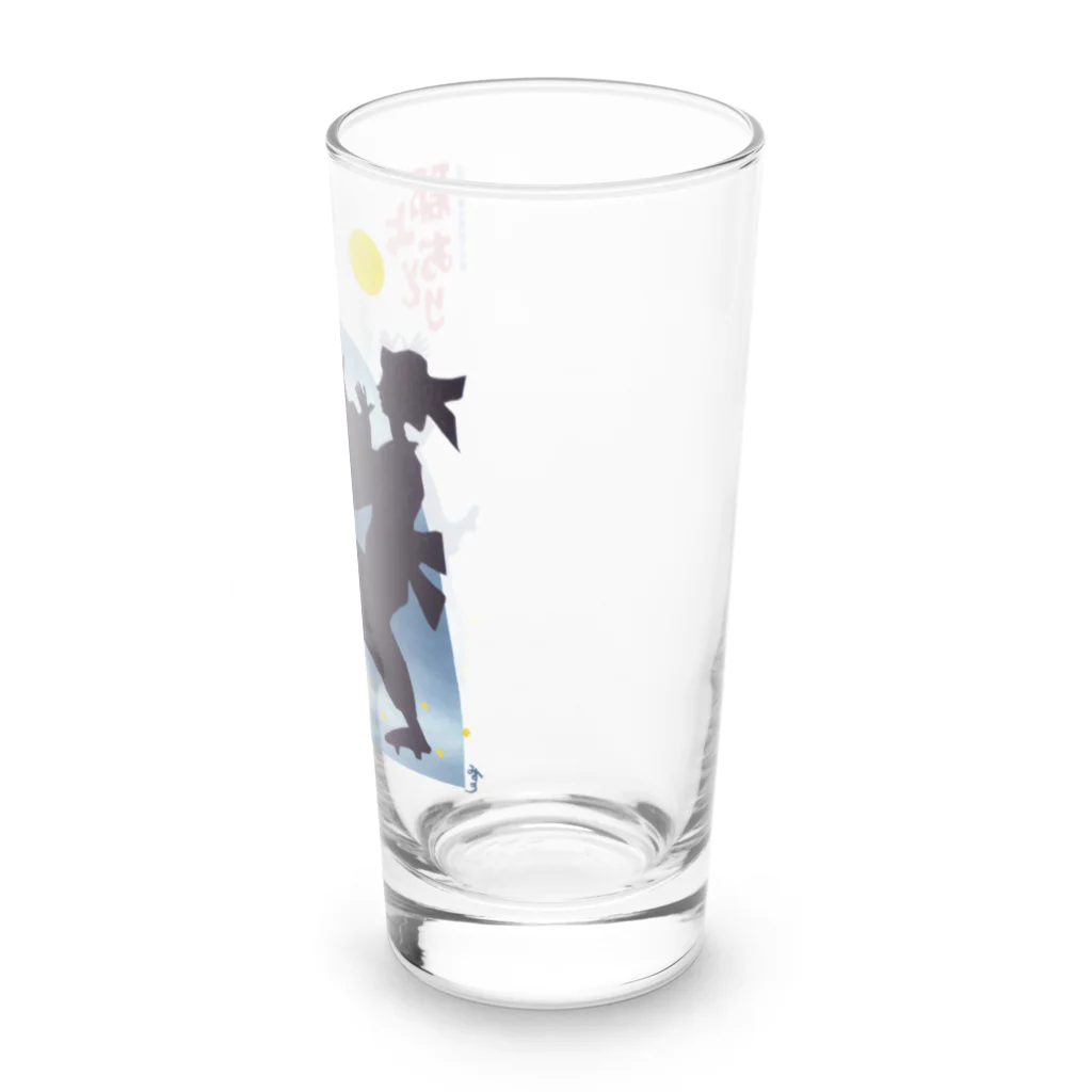 心の森ミュージアム　遊童館の令和郡上踊り Long Sized Water Glass :right