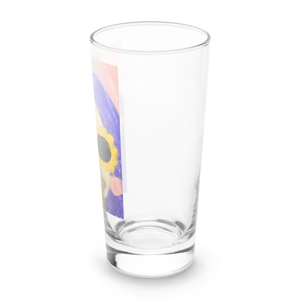 ルーナ│障害者アート の人生と女 Long Sized Water Glass :right