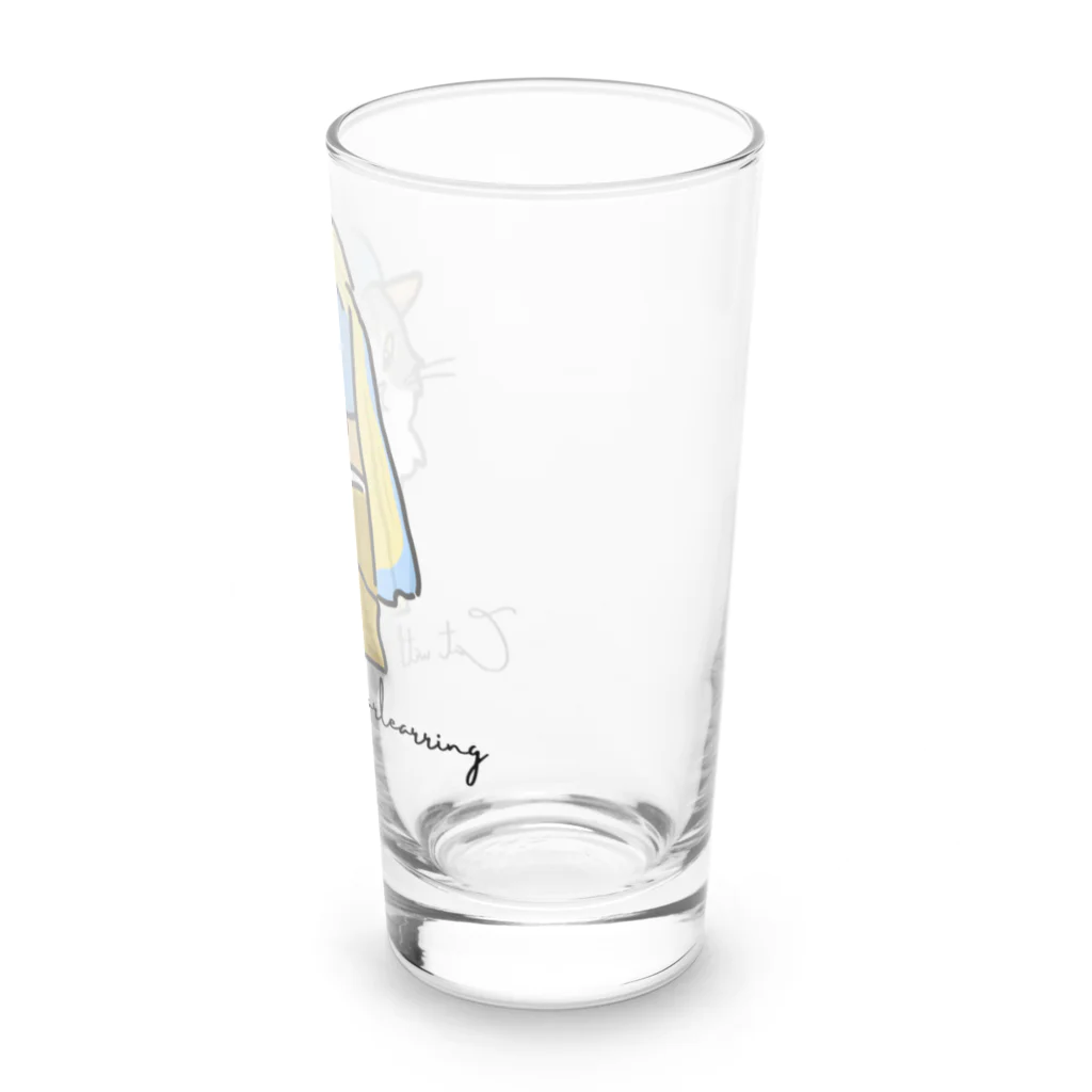 Letiのシエル 耳飾りニャンコ Long Sized Water Glass :right