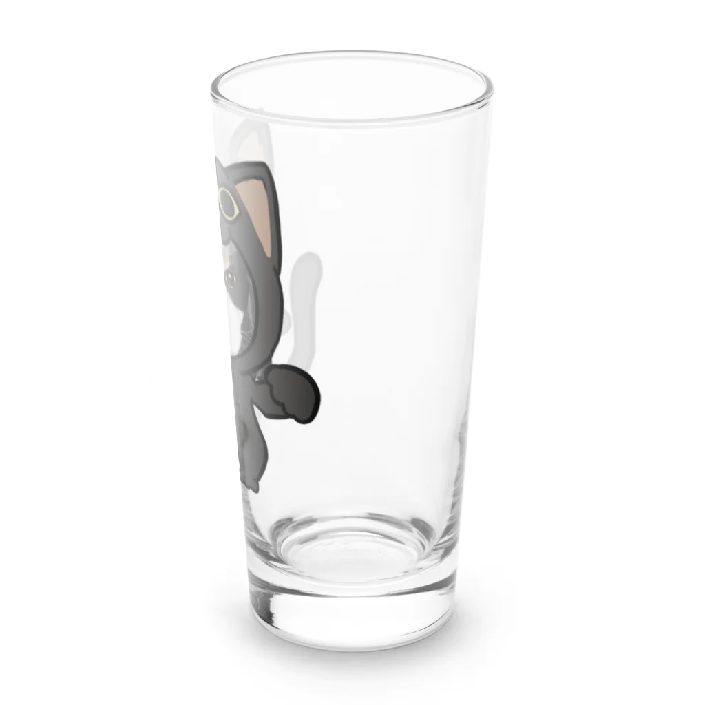 みきぞーん｜保護猫 ミッキー画伯と肉球とおともだちのmaruku Long Sized Water Glass :right