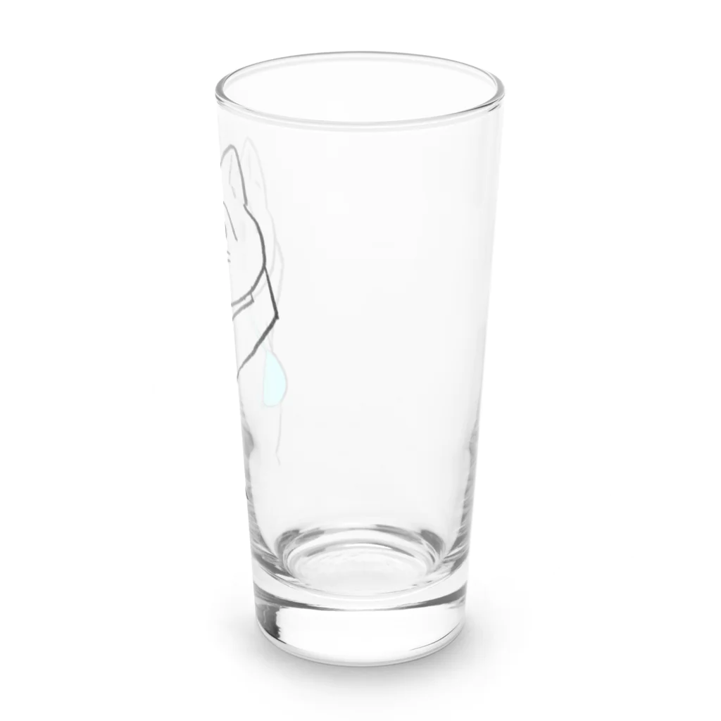 バニラ味の砂場のねこちゃん Long Sized Water Glass :right