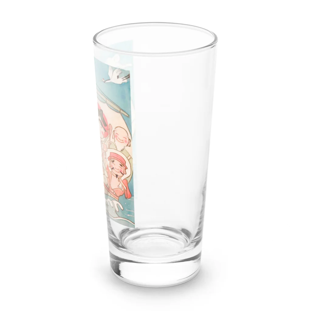 marfayeのかわいい七福神 Long Sized Water Glass :right