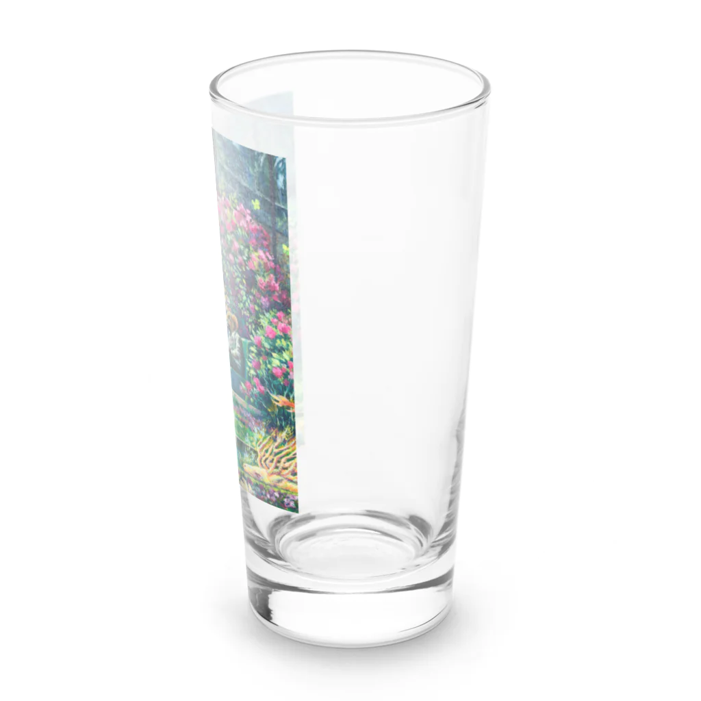 🌿Art shop Kano🌿の山羊と少女（8歳の肖像、部分） Long Sized Water Glass :right