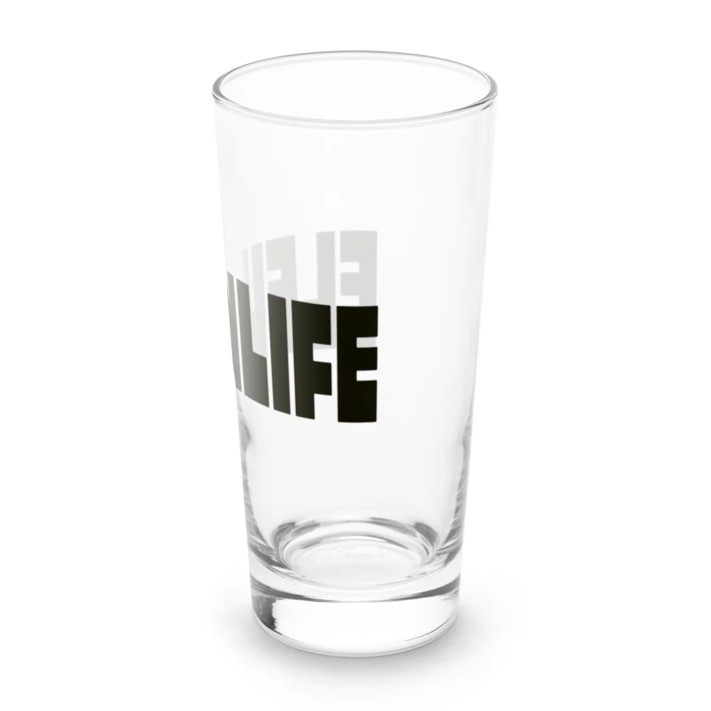 オンラインショップ「田んぼ」の「ELEVANLIFE」文字グッズ Long Sized Water Glass :right