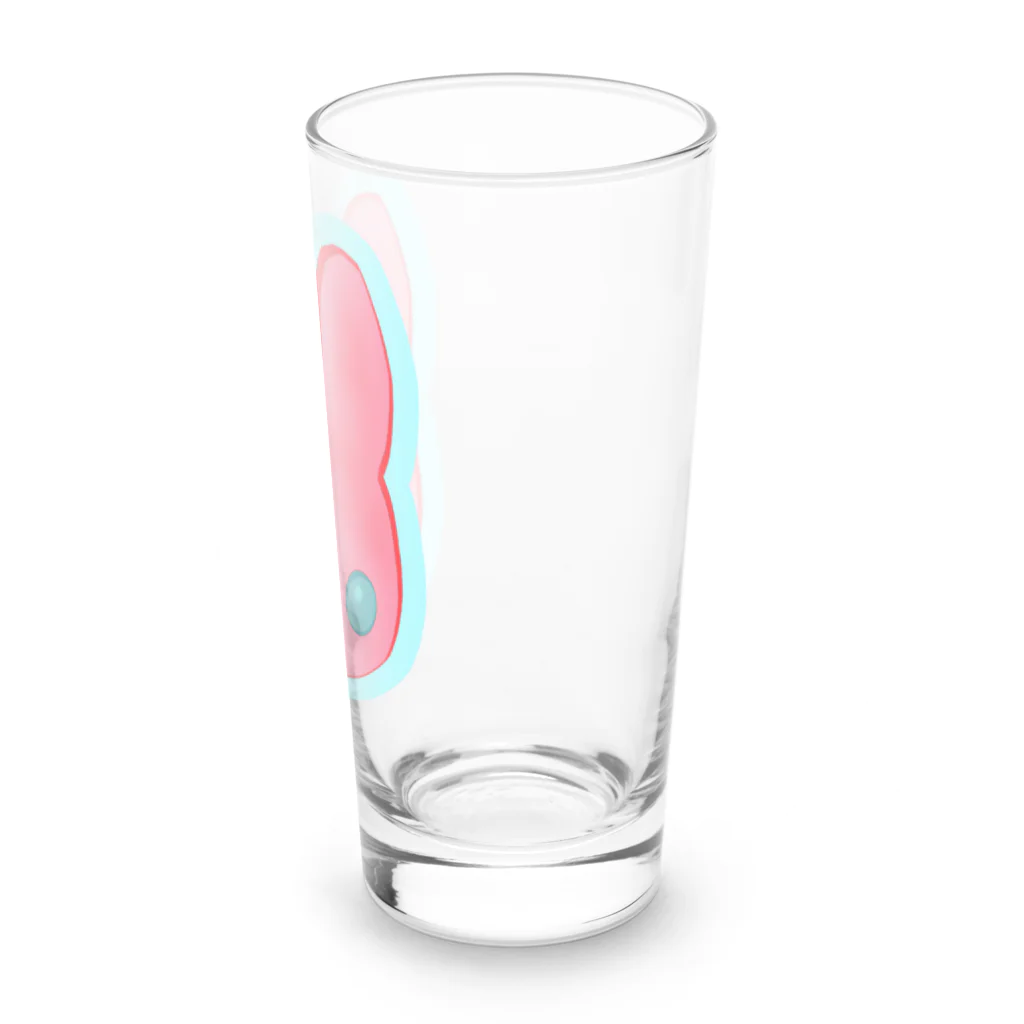 ✨🌈✨ユラクラカン🇯🇵 ✨🌈✨のつよつよ！ピンクのうさぎさん！ Long Sized Water Glass :right