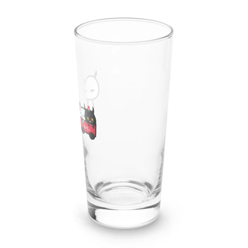 のほほん屋のタクシーごっこ Long Sized Water Glass :right