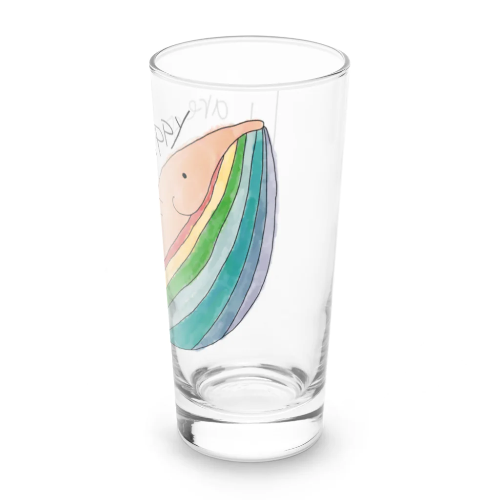 SUNRISE SOUNDのレインボークジラ Long Sized Water Glass :right