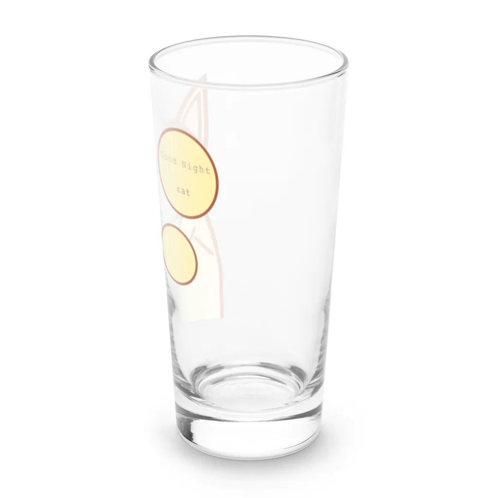 aiueoneko358のおやすみ猫 Long Sized Water Glass :right