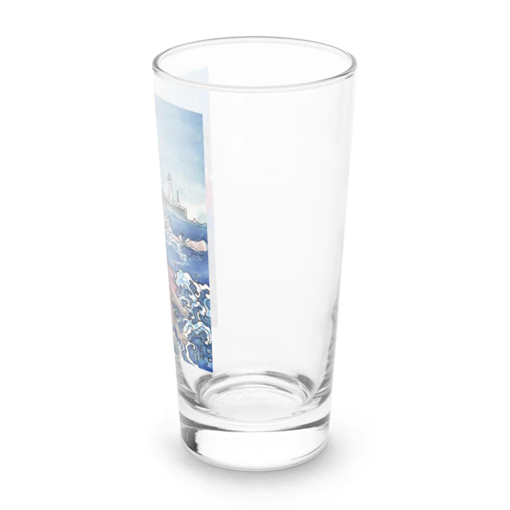 ふさのはじっこの犬吠埼 Long Sized Water Glass :right