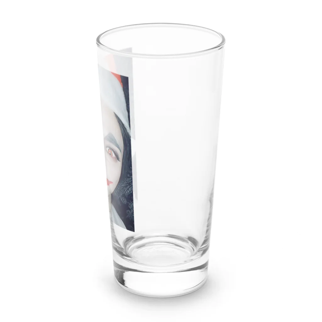 296fukurouのバケモノ麗子 Long Sized Water Glass :right