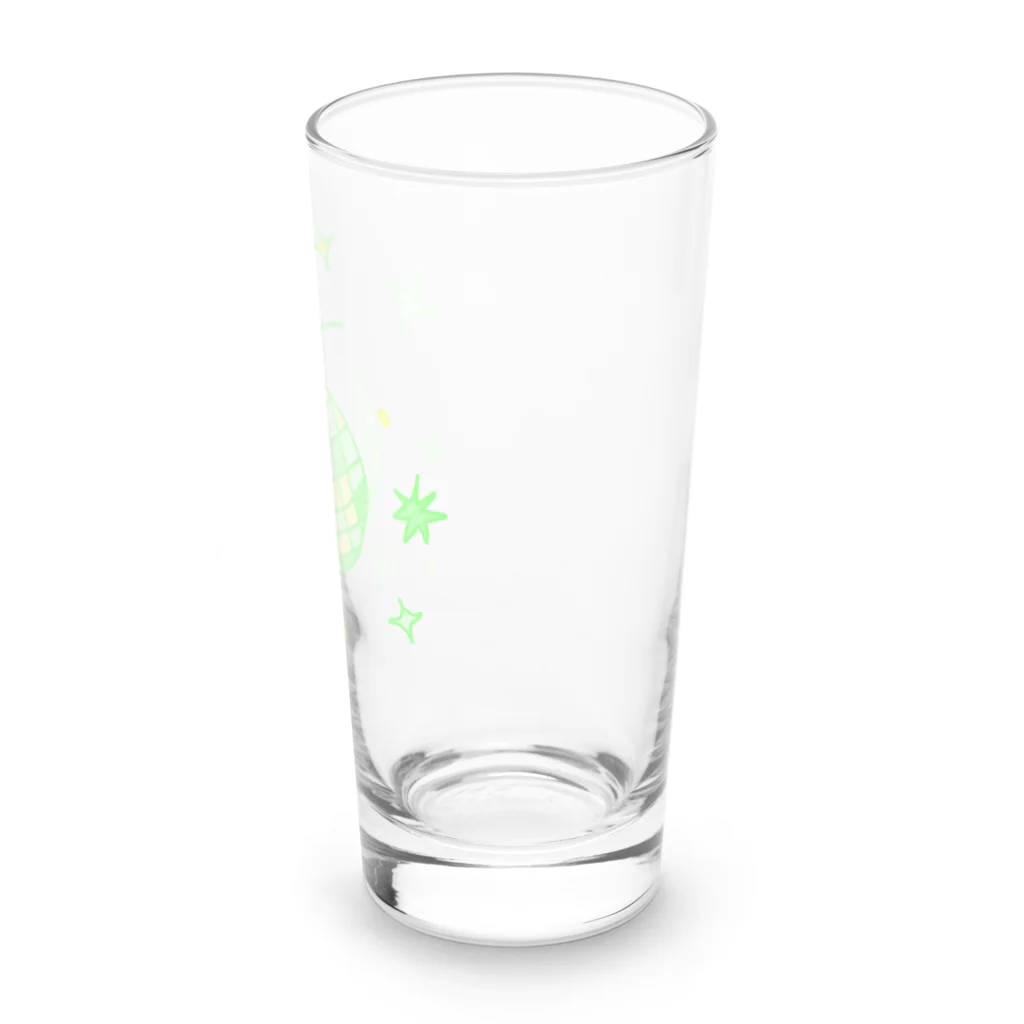 babyblueeyesのミラーボールとメロン Long Sized Water Glass :right