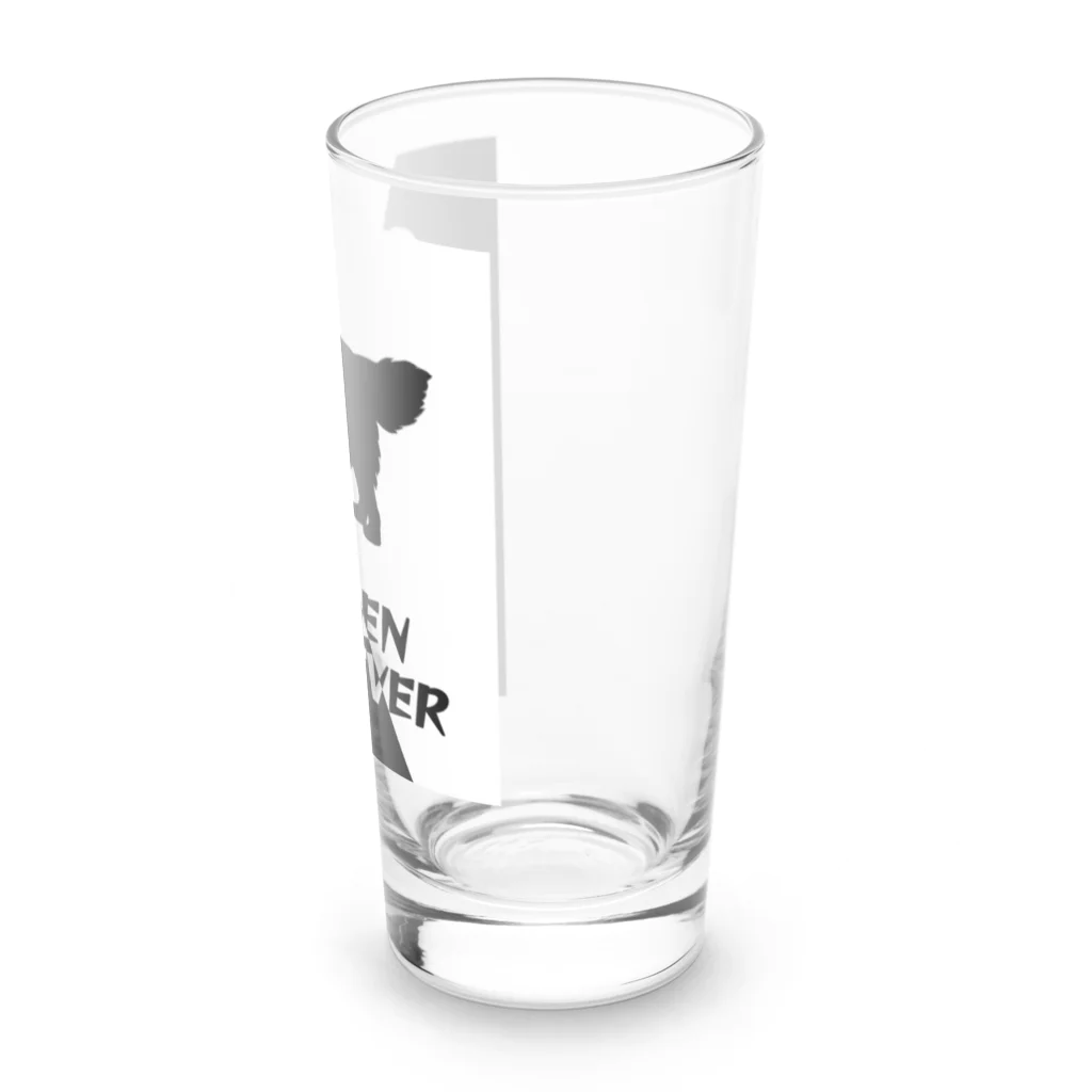 onehappinessのゴールデンレトリバー　ハーフ＆ハーフ Long Sized Water Glass :right