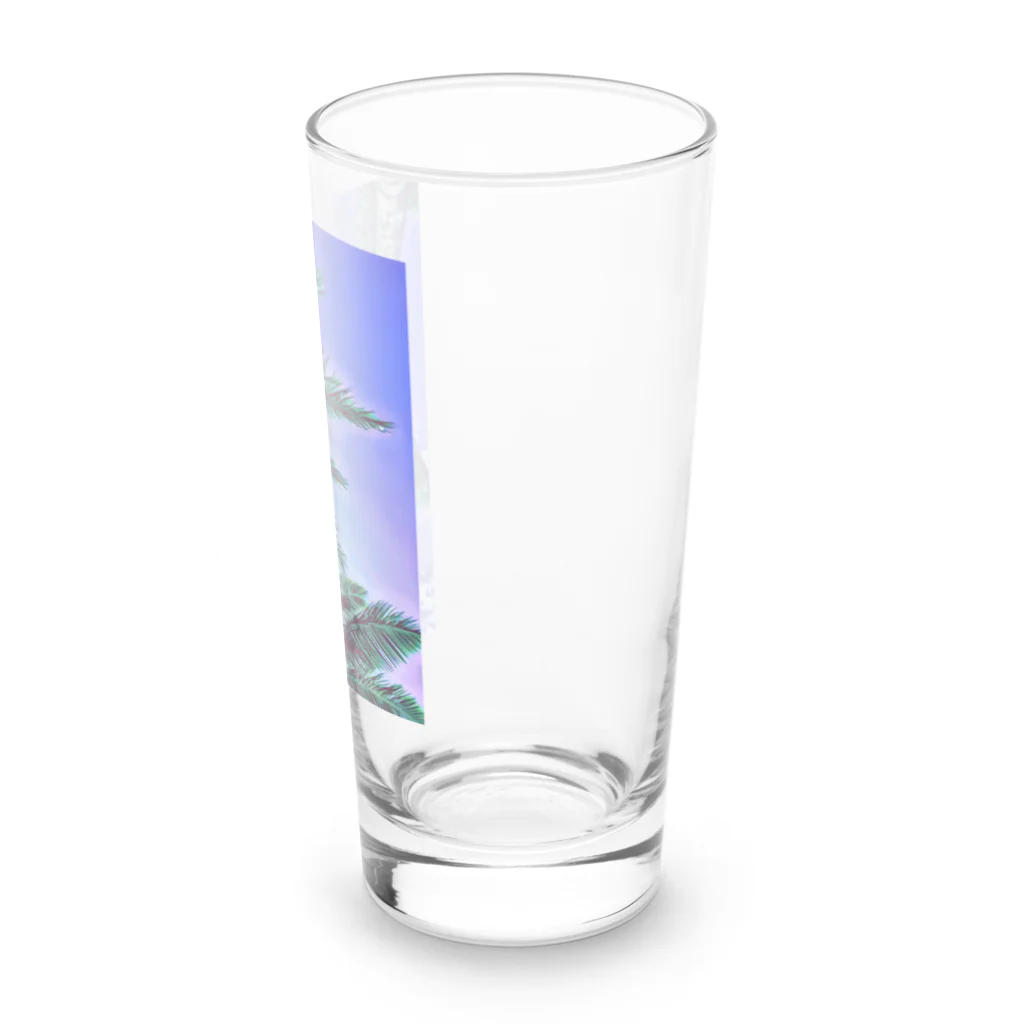 わらしゃんどのヤシの木 Long Sized Water Glass :right