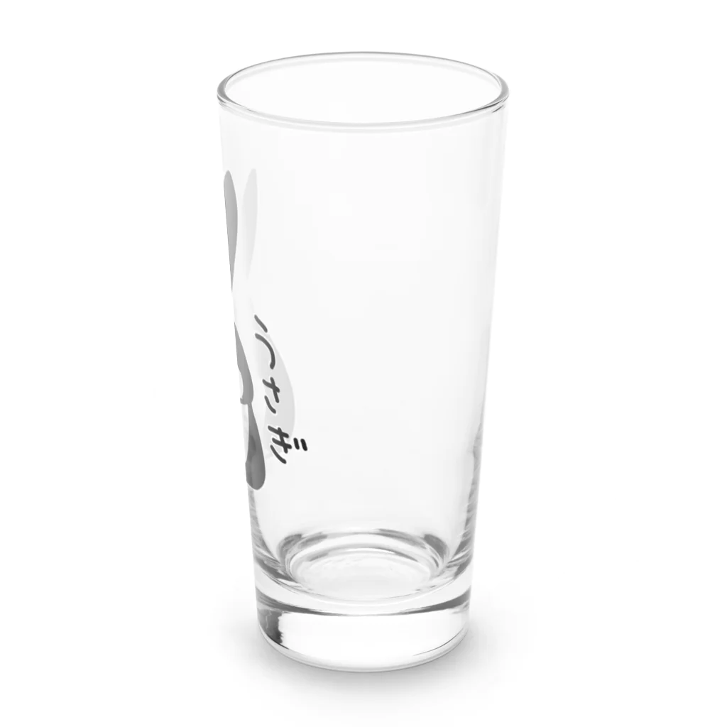 いきものや　のの（別館）の白黒うさぎ Long Sized Water Glass :right
