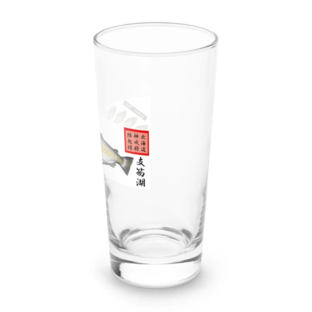 G-HERRINGのブラウントラウト！支笏湖 あらゆる生命たちへ感謝をささげます。 Long Sized Water Glass :right