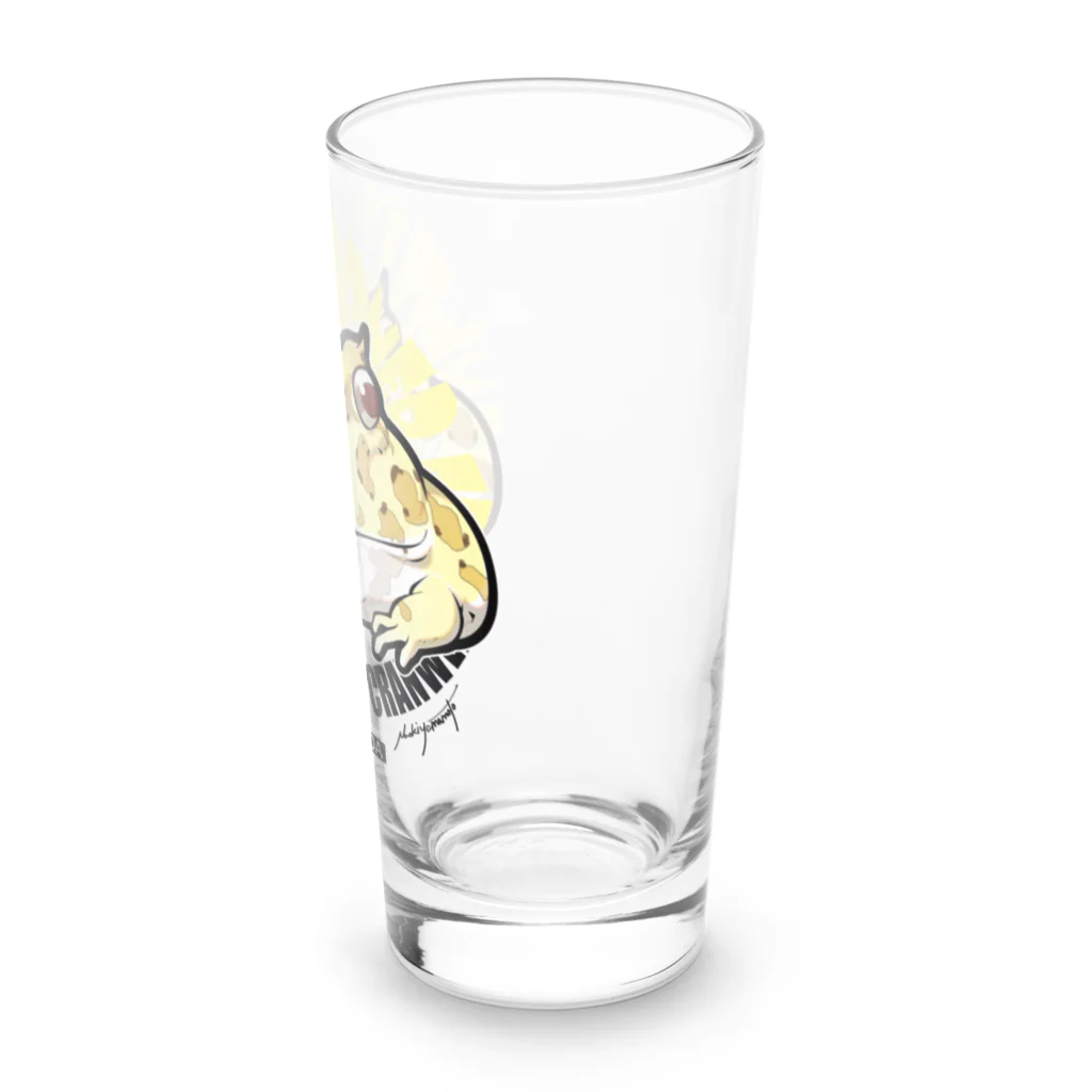 HERP MODA by ヤマモトナオキのツノガエル/イエロー Long Sized Water Glass :right