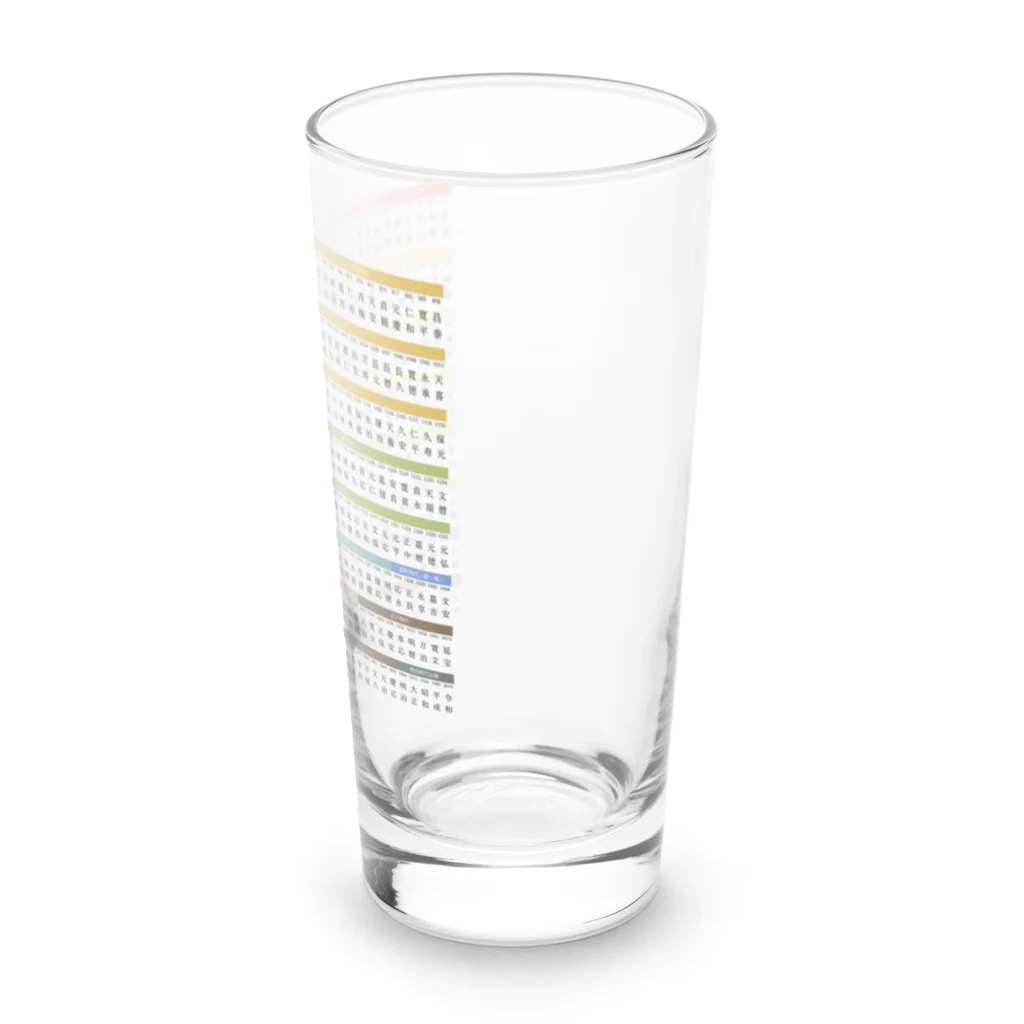 グンマー帝国民SHOPの年号のすべて Long Sized Water Glass :right