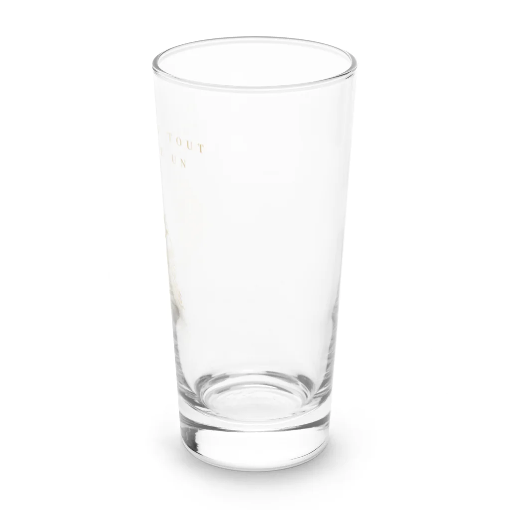 kiki25のライオン(フランス語　世界には全てが必要) Long Sized Water Glass :right