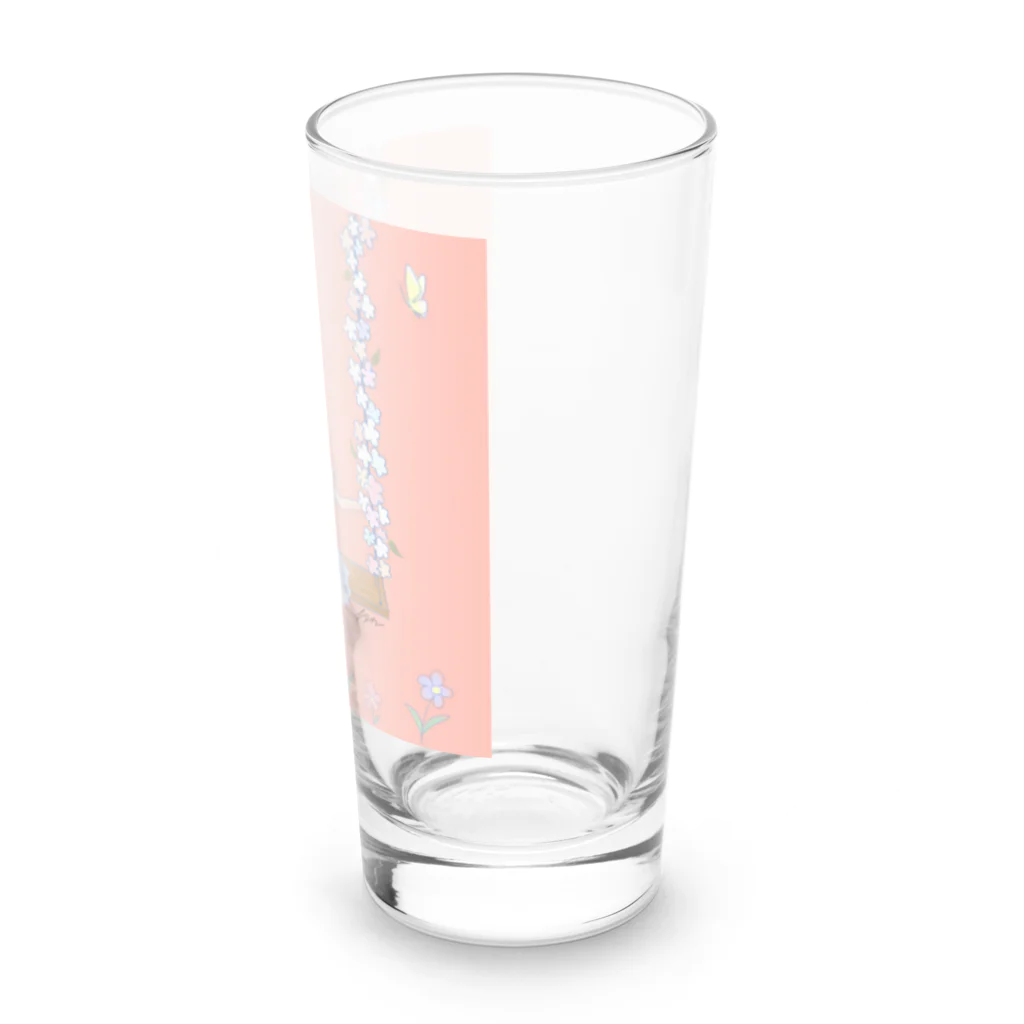 ちょこのブランコ Long Sized Water Glass :right