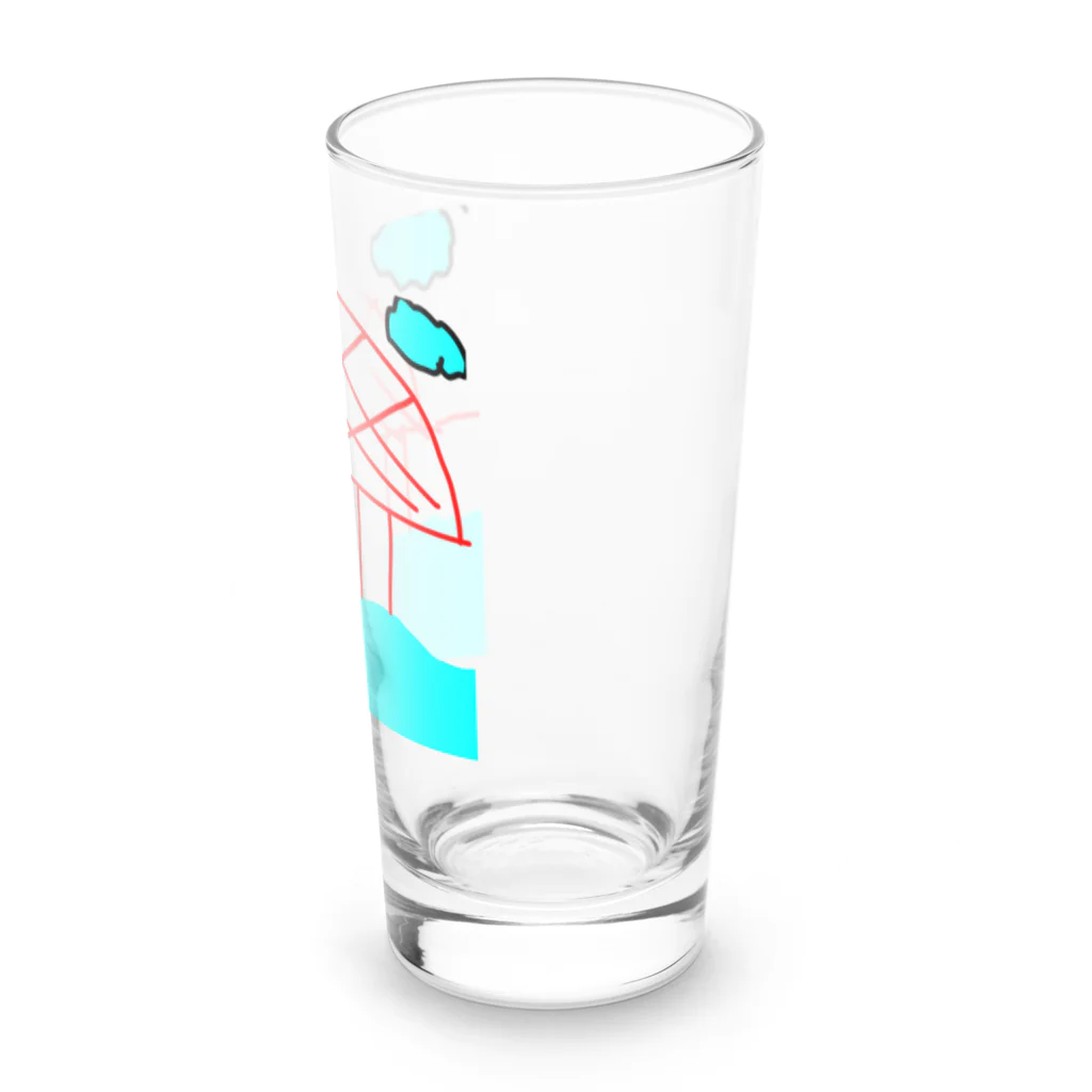 studioaoの赤い橋 Long Sized Water Glass :right