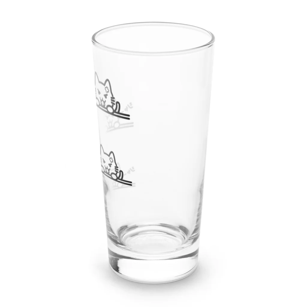 楽猫楽描しげ屋のシャーシャー Long Sized Water Glass :right