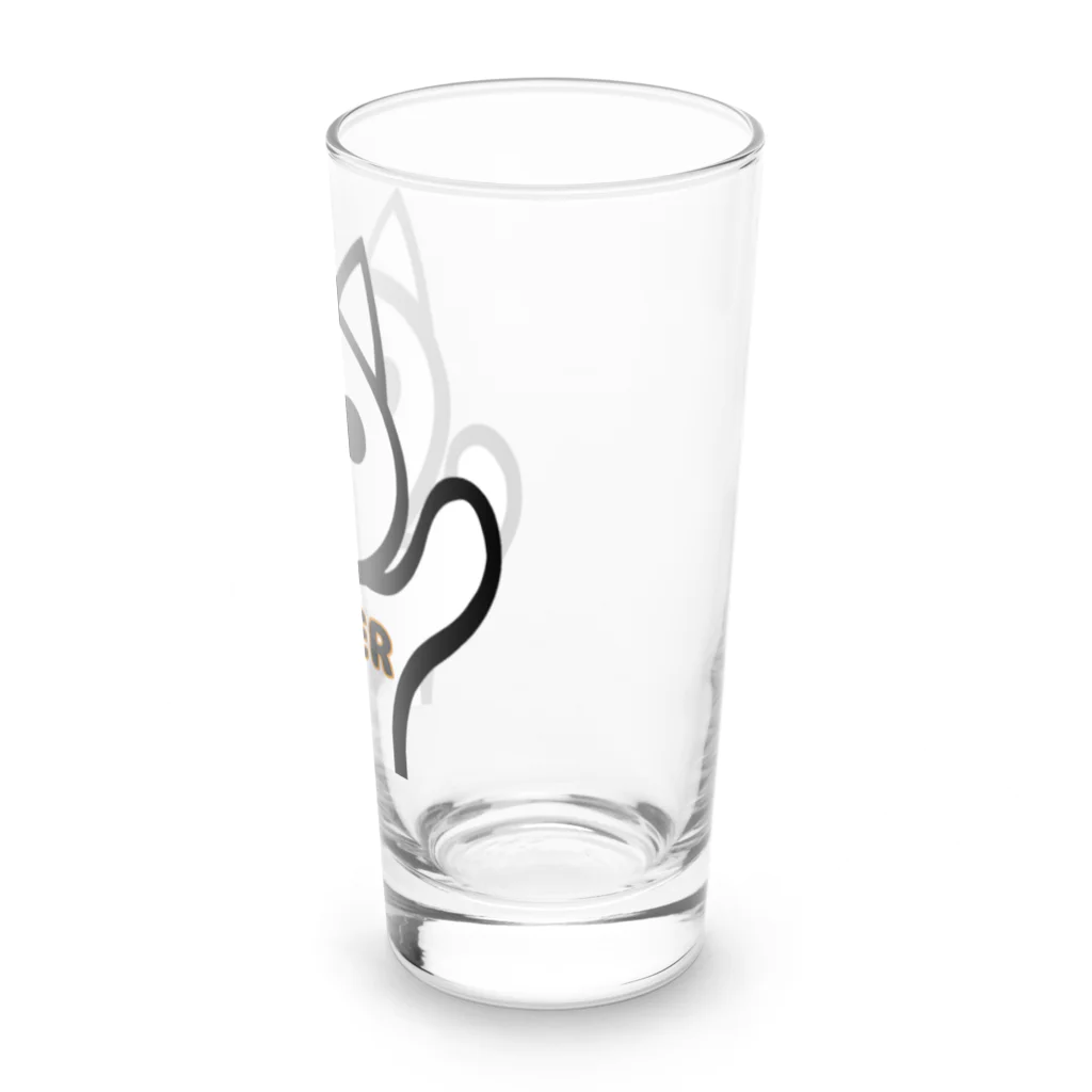 aiueoneko358のパワー猫 Long Sized Water Glass :right