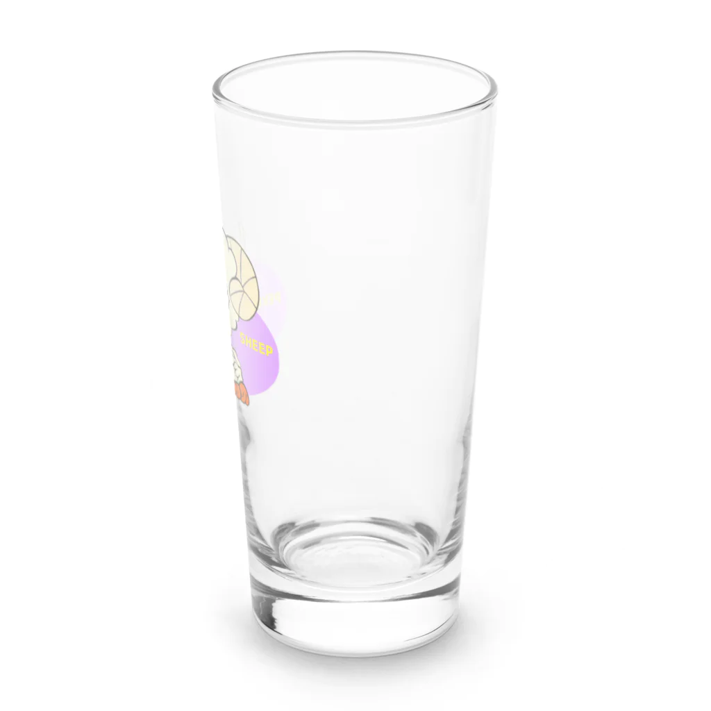 ちゃとらま　CHA10ramaのPEKEKO♡SHEEP Long Sized Water Glass :right