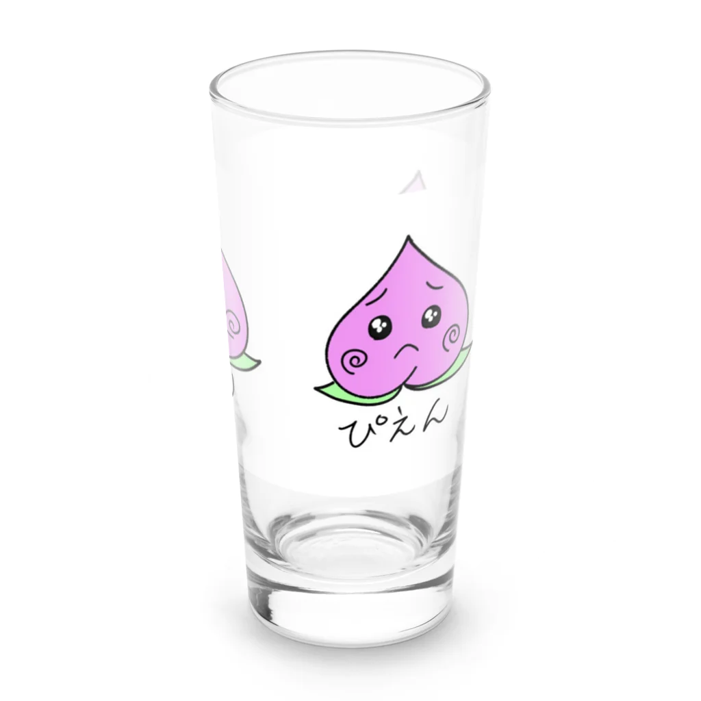 ももちゃ.*･ﾟのイヒモ、ニコモ、ピエモ Long Sized Water Glass :right