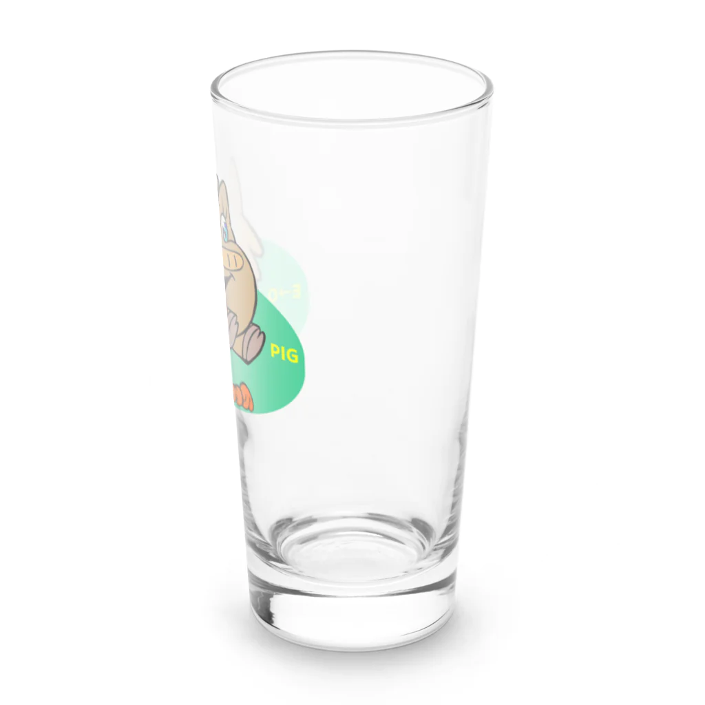 ちゃとらま　CHA10ramaのE→O☆PIG Long Sized Water Glass :right