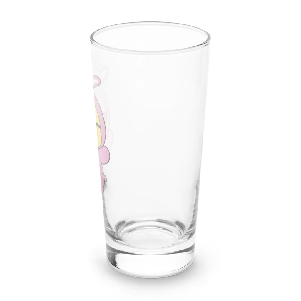 ぴよぴよのお店のブラックビヨビヨうさぎちゃん Long Sized Water Glass :right