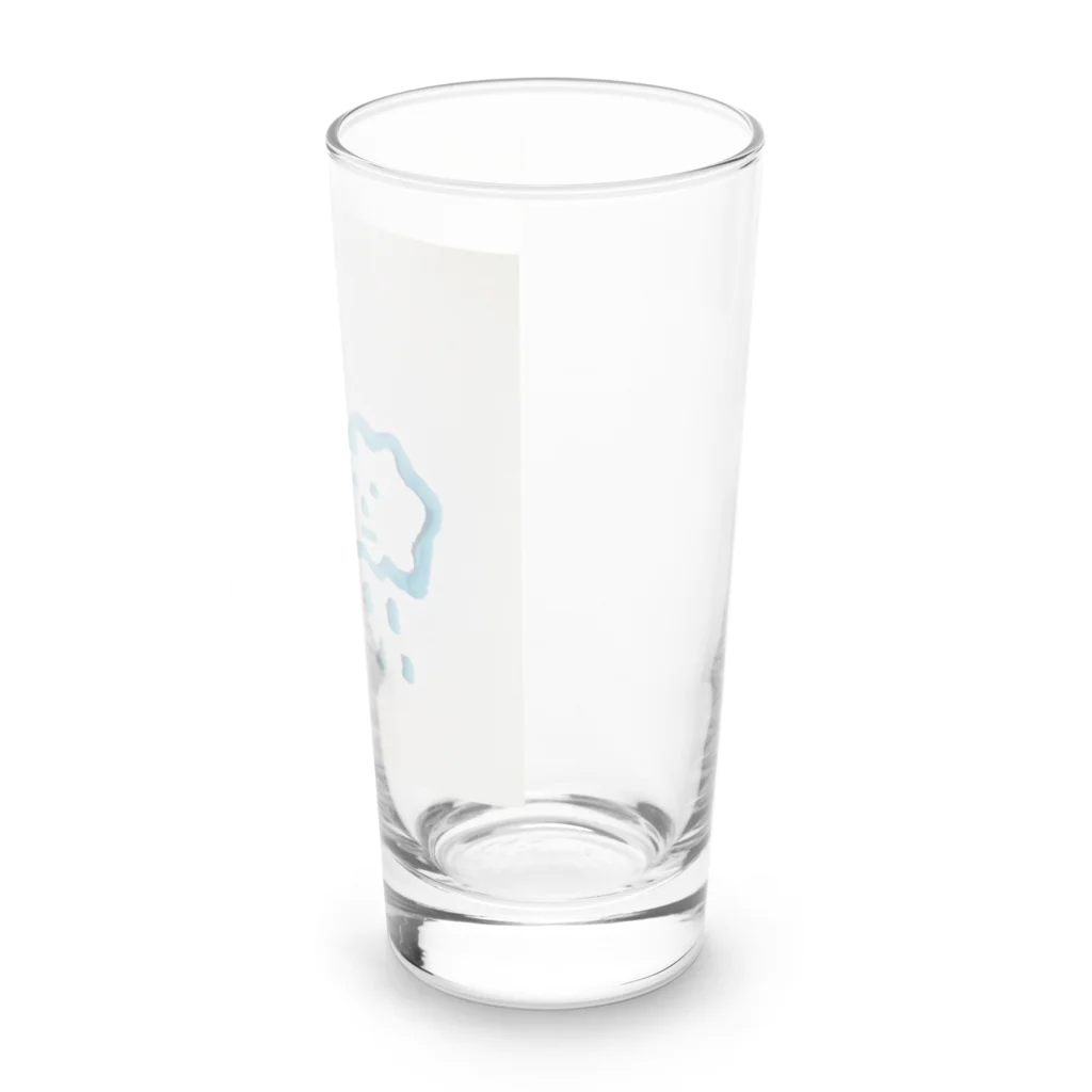 アダムとイブのりんごのFluffy Cloudy Long Sized Water Glass :right