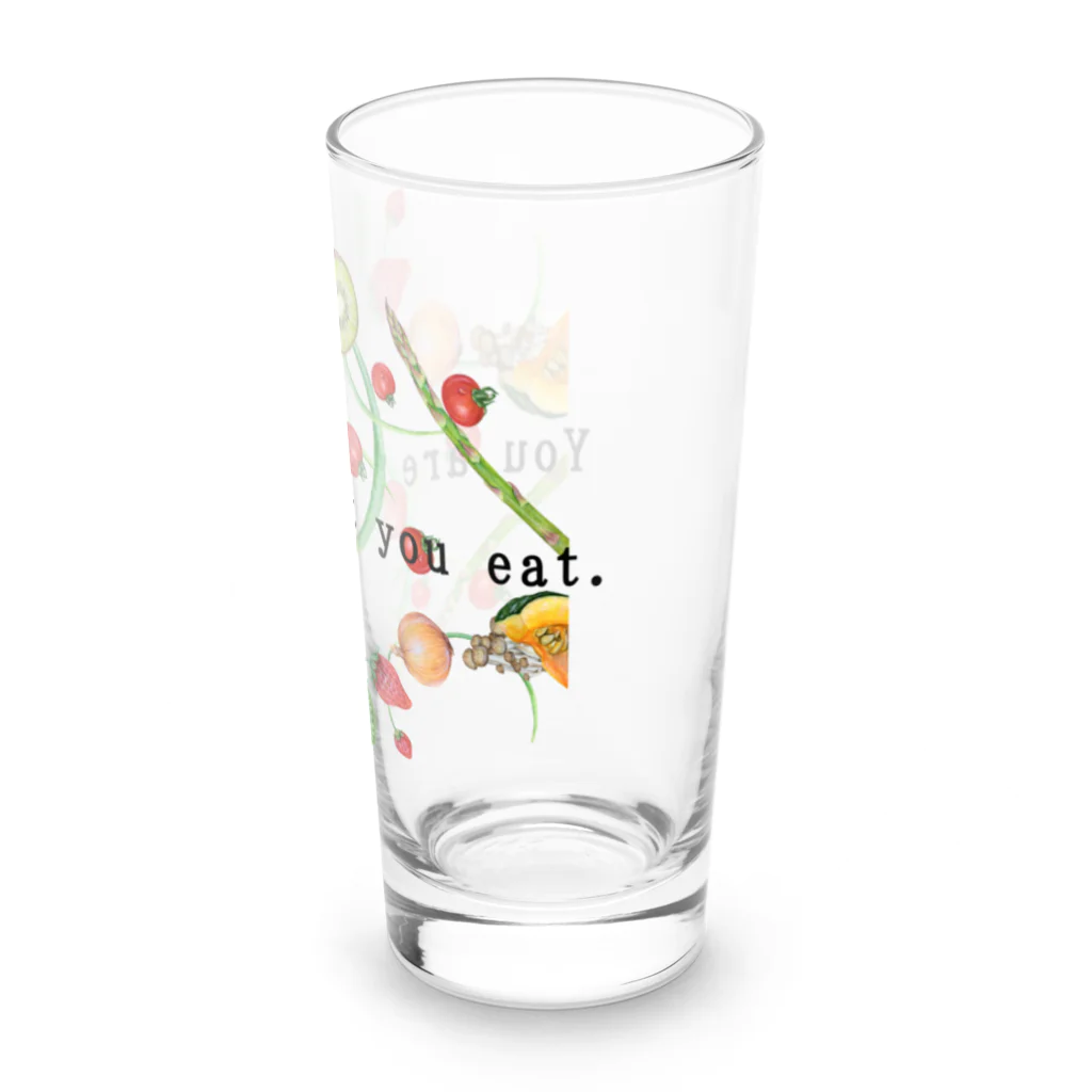 idumi-artのYou are what you eat. Long Sized Water Glass :right