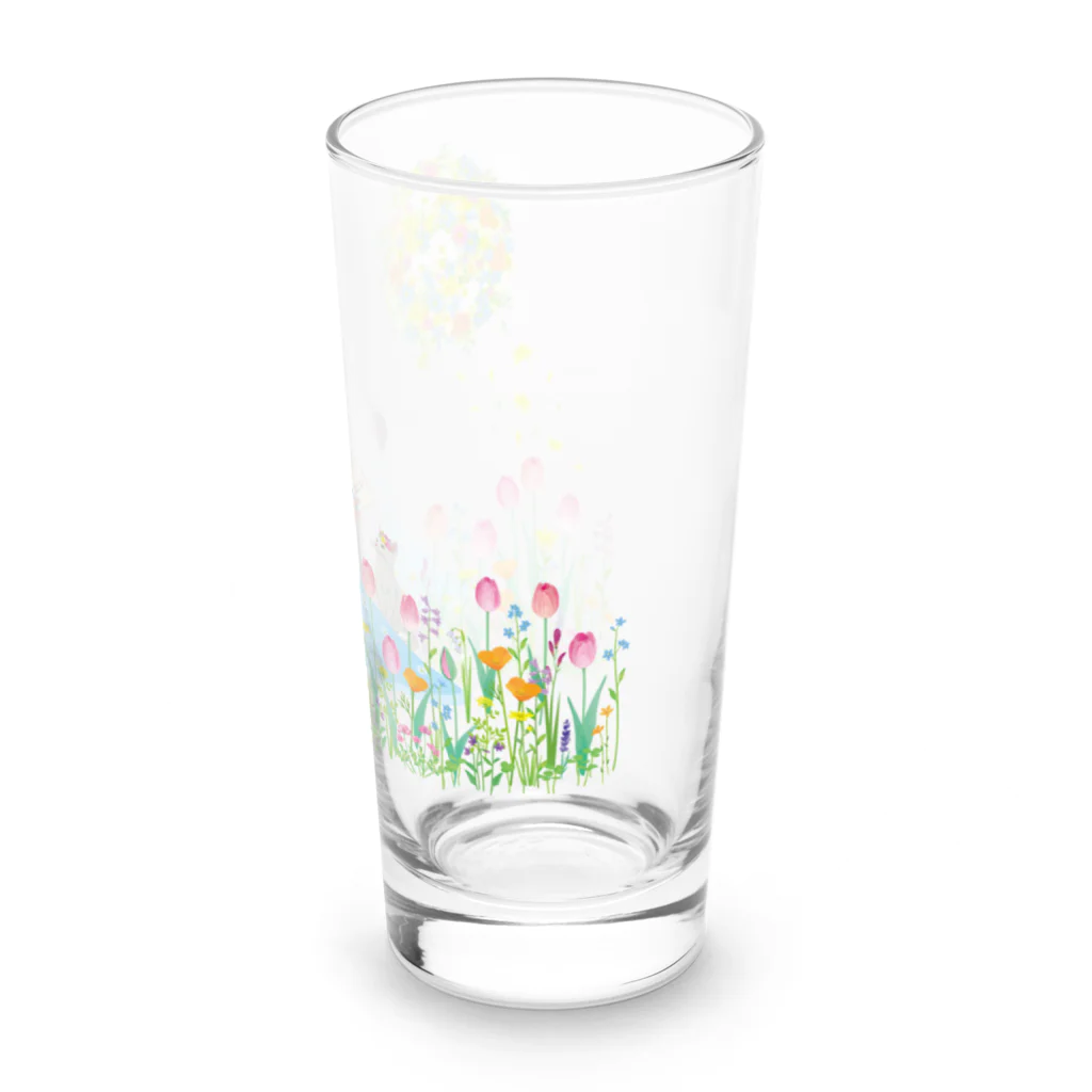 エコエコの花と猫 02 Long Sized Water Glass :right