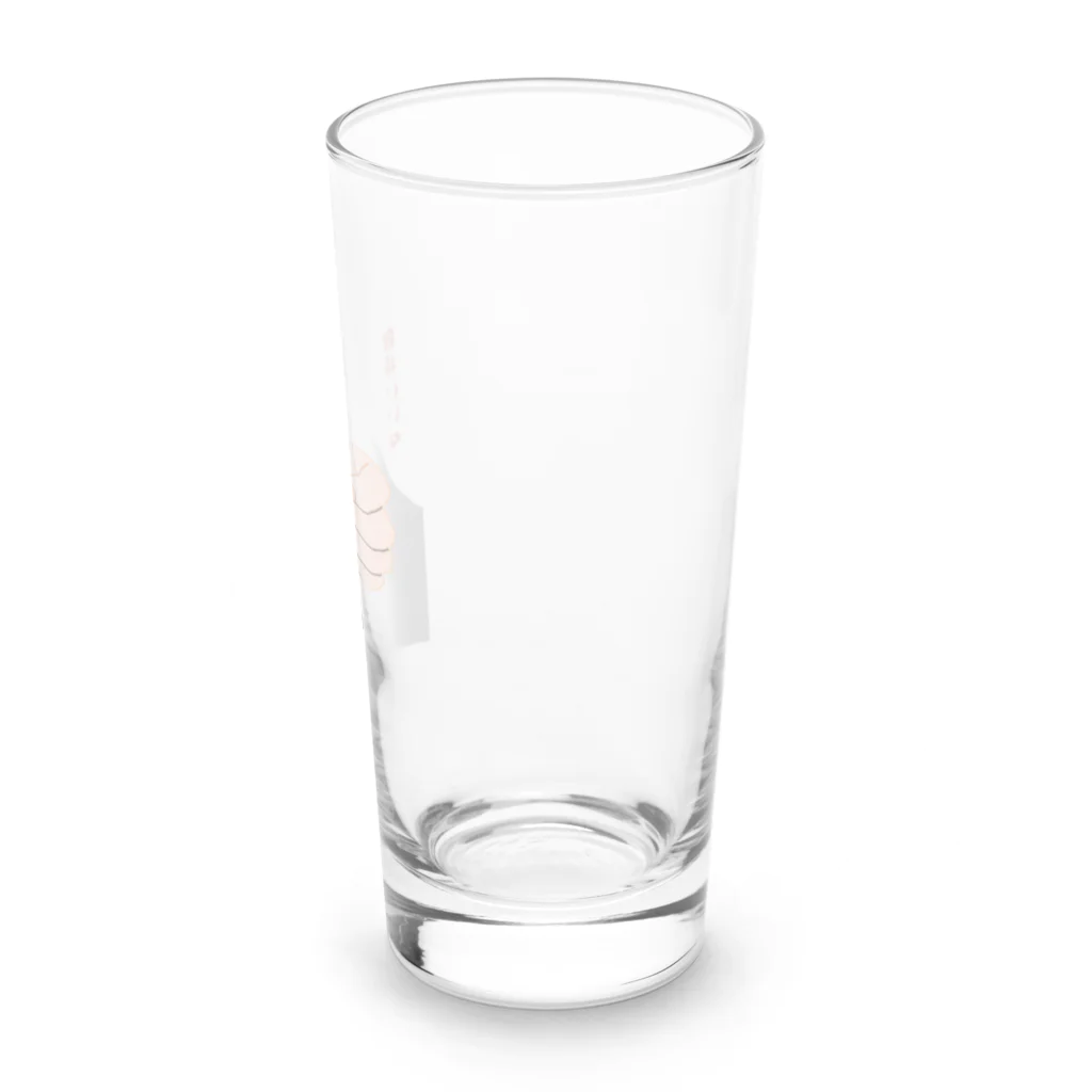 ぴぐれっと。の親指いいねちゃん Long Sized Water Glass :right