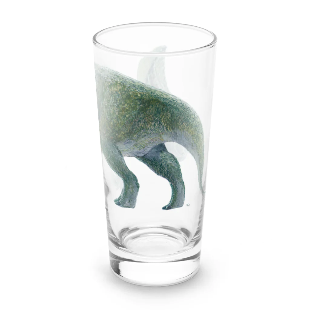 segasworksのTriceratops prorsus(トリケラトプス ・プロルスス)着彩画 Long Sized Water Glass :right