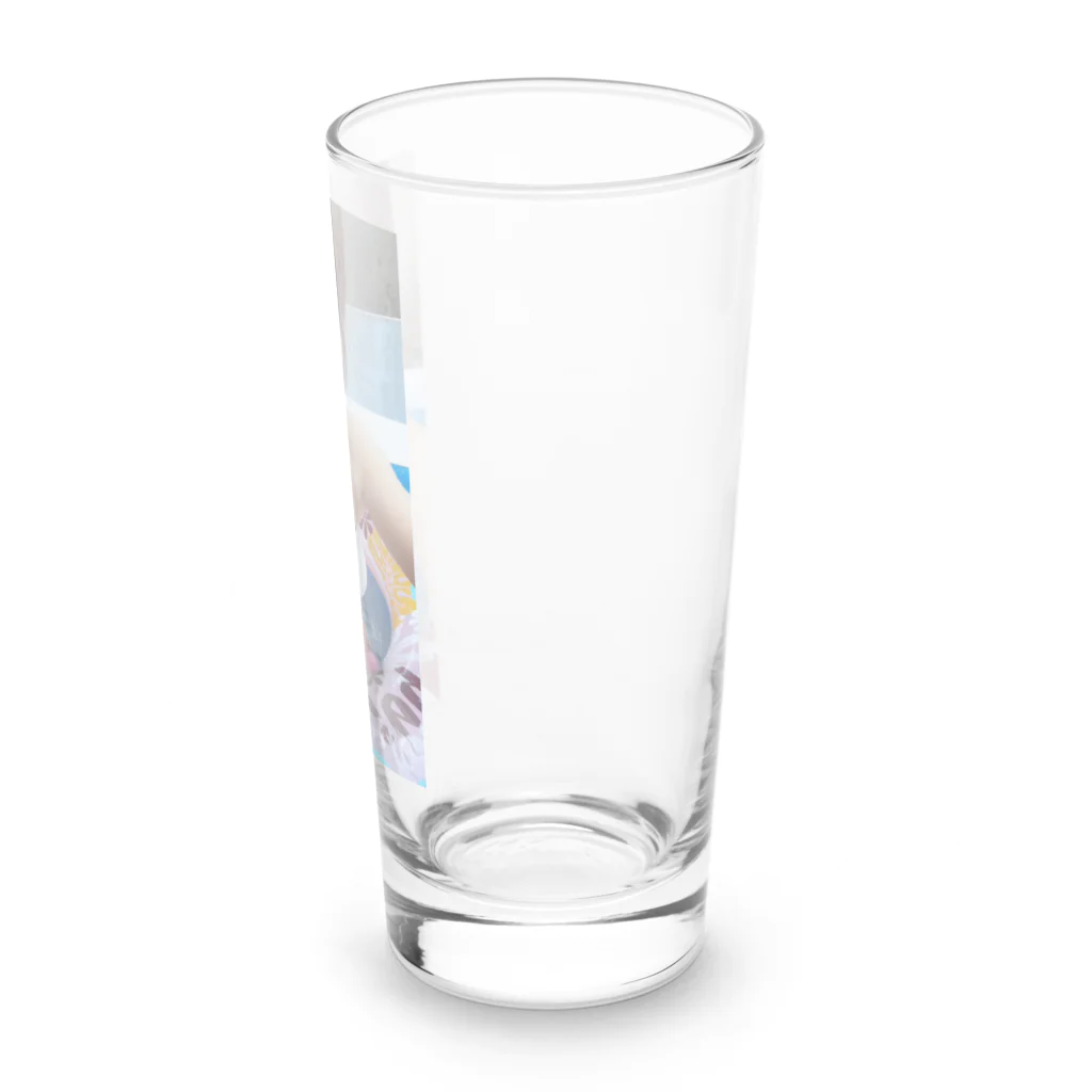 頑張れ！女将オフィシャルサイトの水着女将クッション Long Sized Water Glass :right