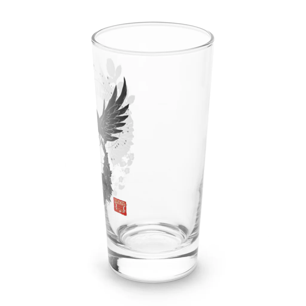 創作男子・稲冨の鴉 Long Sized Water Glass :right