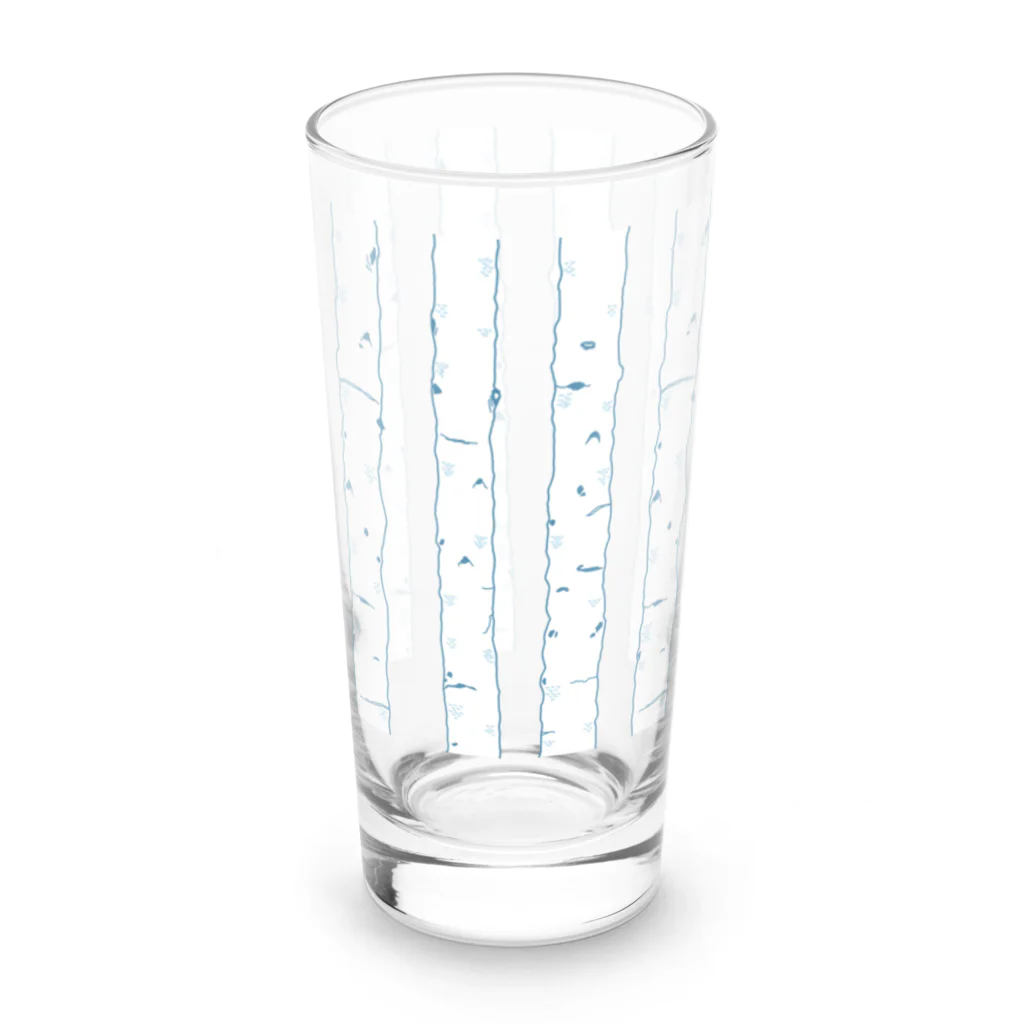 white white whiteの白樺 Long Sized Water Glass :right