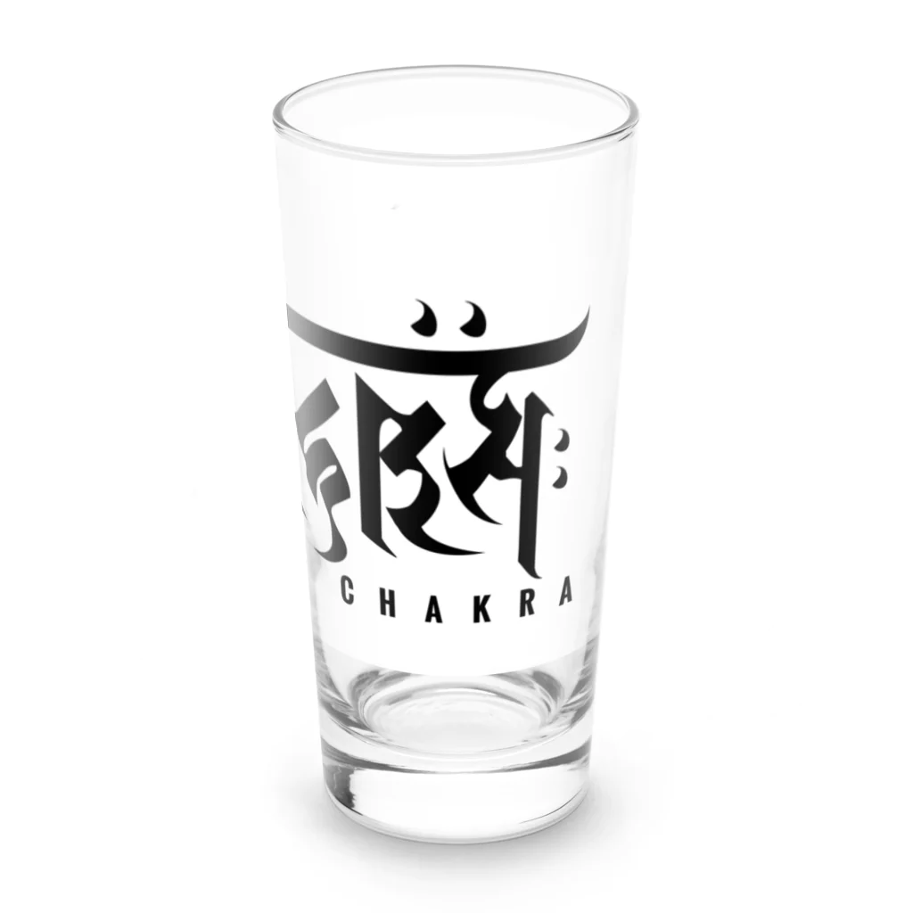 Live House CHAKRAオフィシャルグッズのChakraオリジナルグッズ　白ロゴ ロンググラス右面