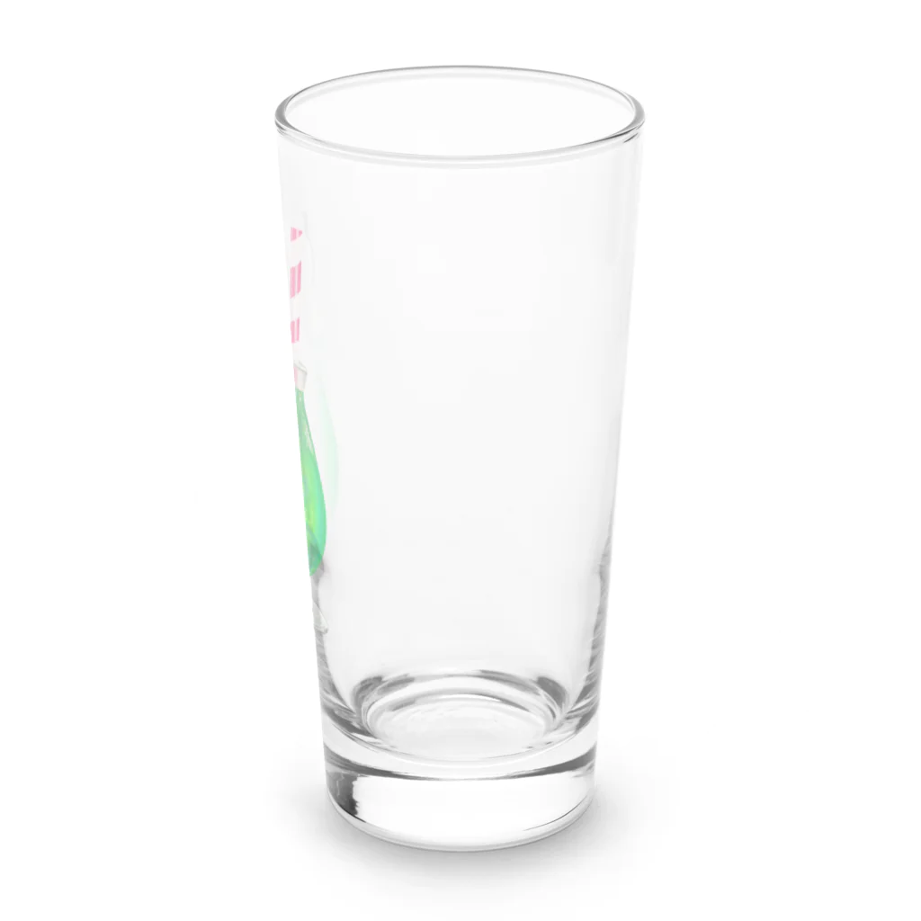 Lovecatfashionのモチ猫ちゃんクリームソーダ Long Sized Water Glass :right